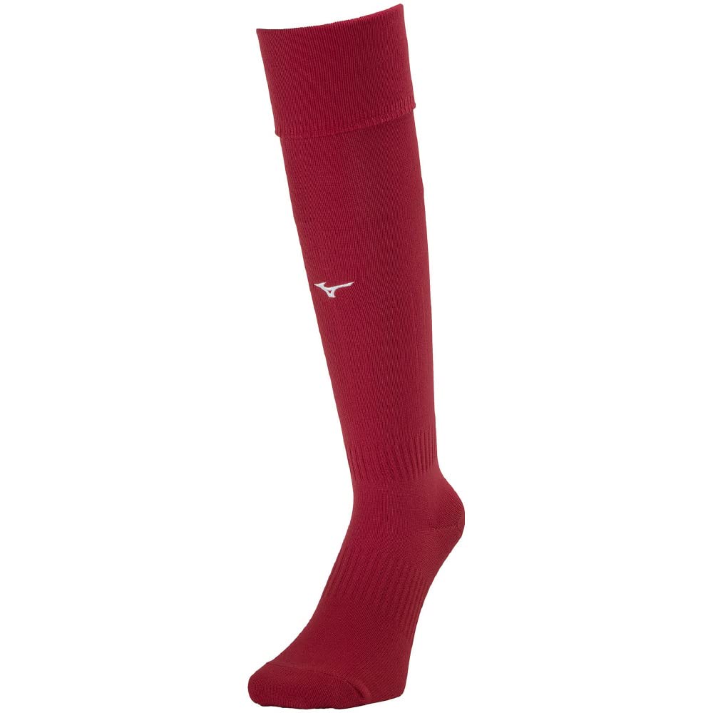 

Mizuno Soccer Solid Color Chinese Size cm Stockings, Socks, P2MXA060, Red, 25.0-27.0