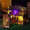 DIY Wooden Magic House Casa Doll Houses Miniature Building Kit Dollhouse with Furniture Led Lights Birthday Gifts