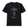 1964 Texas Old Man Club Vintage T Shirt Cotton Crew Neck  with Patriotic Bandana Print Vintage Washed Designer Clothes