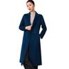 Women's Double-Faced Wool Slim Fit Extra Long Over-the-Knee Coat for Autumn/Winter