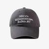 Korean Retro American Baseball Cap with Letter Embroidery - Soft, Face-Slimming Duckbill Hat for Men and Women