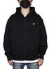 Carhartt WIP Size Size 198 Men's Zip-Up Hoodie, M, Black, [Product Code]