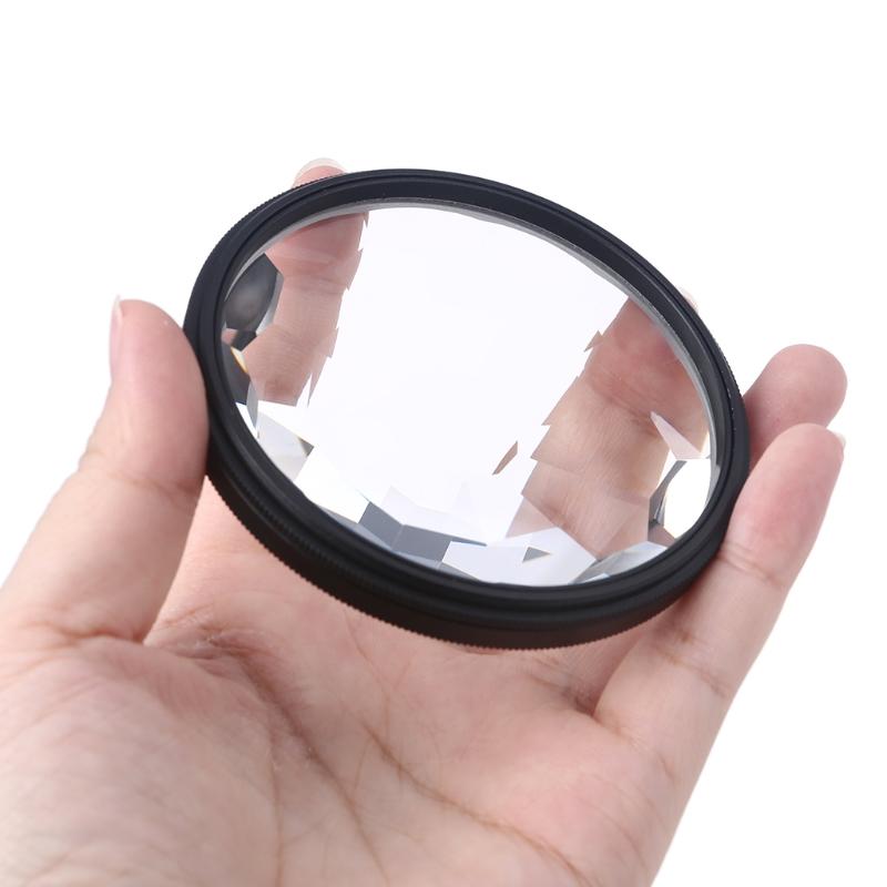 77mm Filter Colorful Prism Kaleidoscope Prism Variable Number Of Shooting Objects Gourmet Effect Wedding Slr