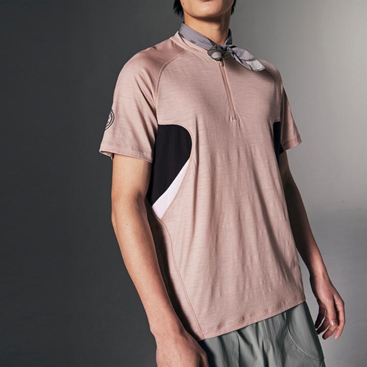 SAUCONY Nathan Bell Series Fashion Pullover Versatile Short Sleeve T-Shirt Unisex Tops Pink SA2259ST42C-GR209