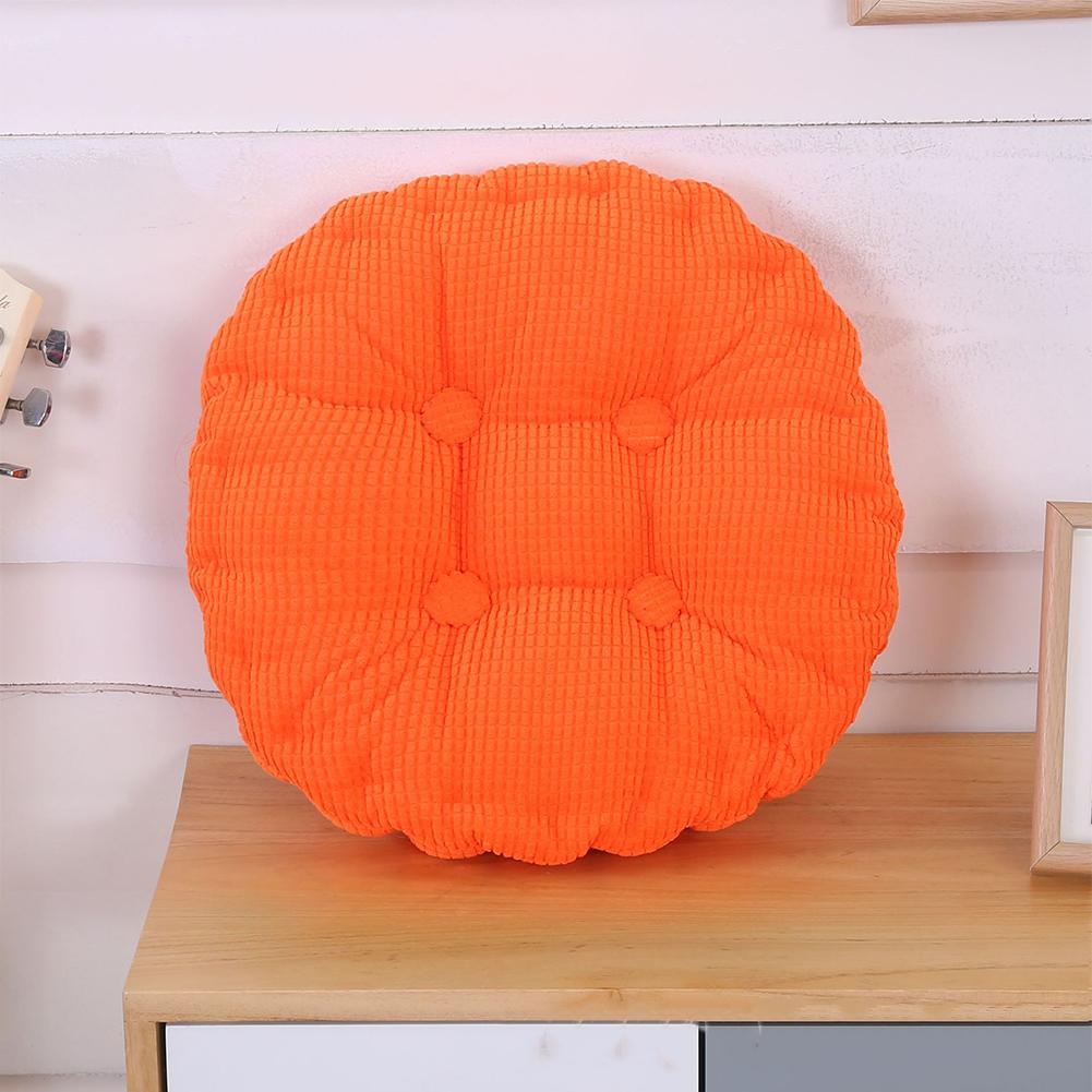 Chair Cushion Tatami Corduroy Round Soft Seat Pad For Car Home Kitchen Garden Dining Room Office