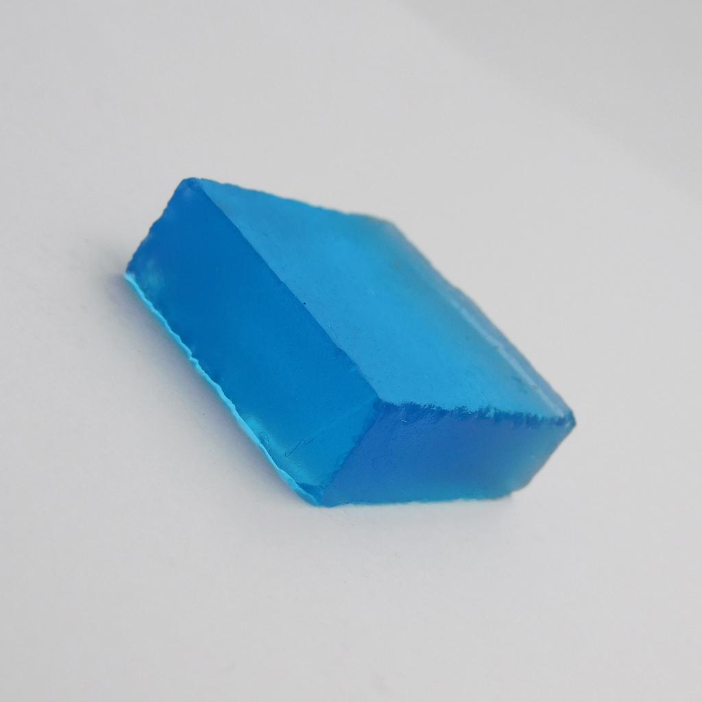 Natürlicher Saphir 37,25 ct Blau Ungeschliffen Roh ZERTIFIZIERT Aus der Erde Abgebaut Loser Edelstein