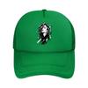 Monochrome Windblown Rebel Glam Port Mesh Baseball Cap Polyester Forward Observations Hat Adjustable Golf Hat Summer
