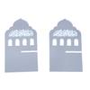 Elegant Acrylic Rack Set for Fruit Biscuit Display as Eid Decoration Eid Islamic Gift for Celebration