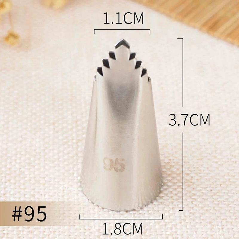 

#95#951#113 Rose Leaves Nozzles Icing Piping Nozzles For Decorating Cakes Cupcake Pastry Tips Cake Decorating Tools Cream Nozzle