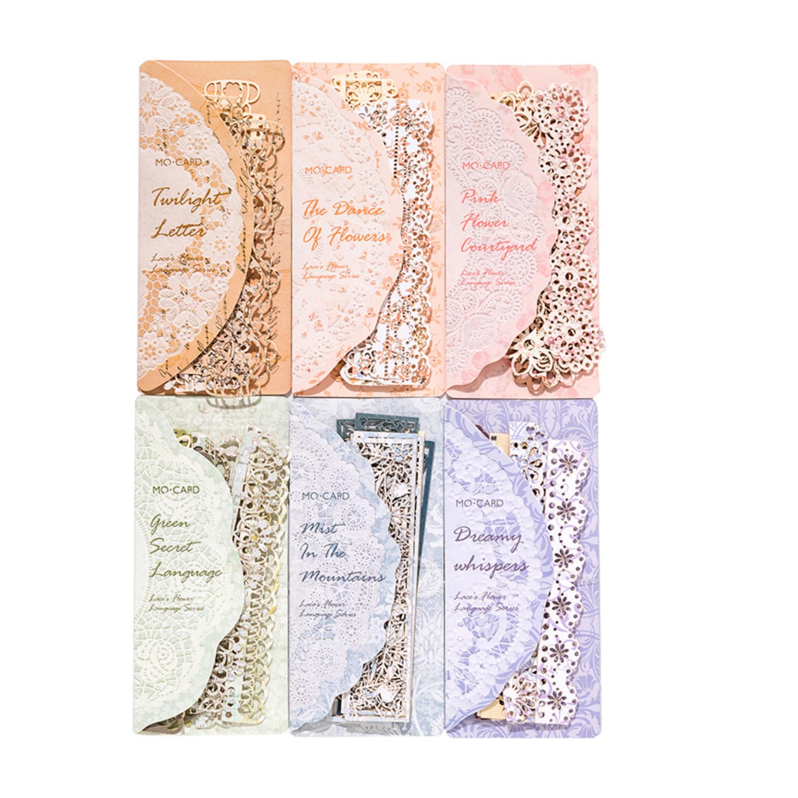 

Kigofora Collage Retro Lace Paper Flake 60 Washi Openwork Background Collage Cute Lace Sticker DIY Butterfly Graduation and Birthday Decorative