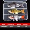 7 10cm Multi-section Bait Plastic Hard Bait Fake Bait Simulation Bionic Freshwater Luya Bait