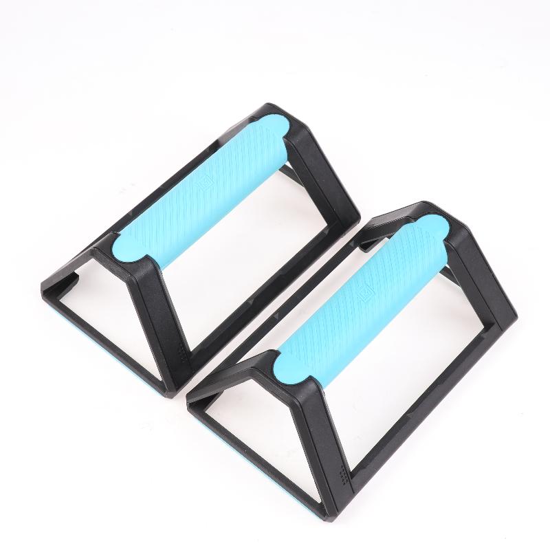 2 шт. Стойки для отжиманий, оборудование для отжиманий, многофункциональные, удобные, нескользящие ручки для отжиманий для фитнес-тренировок синий