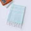 Turkish Cotton Tassel Beach Towel - Narrow Stripe, 12 Colors, 100x180 Cm
