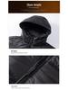 Men's and Women's Black Gold Thickened Down Jacket - Short Style for Autumn and Winter