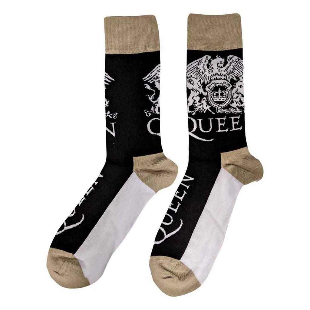 Queen Unisex Adult Crest Logo Ankle Socks