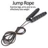 Speed Jumping Rope Anti Skid Handle Adjustable Length Thickened Fitness Jump Rope Black