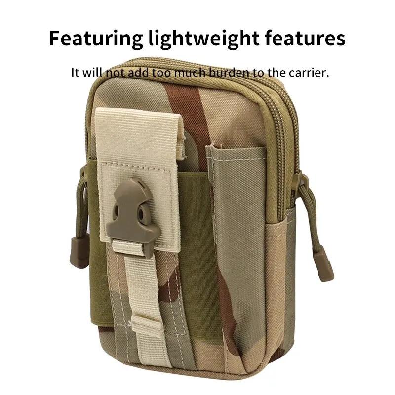 Tactical Molle Waist Pouch Outdoor Hunting Camping Men EDC Tool Bag Utility Gadget Organizer Vest Pack Purse Mobile Phone Case