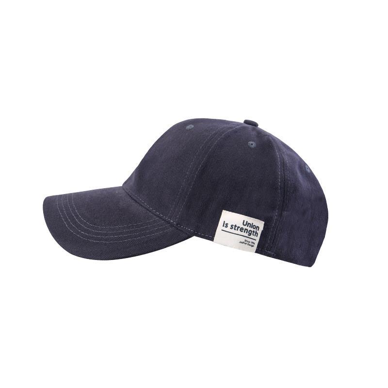 Letter Embroidered Baseball Cap With Wide Brim For Casual Streetwear Fashion