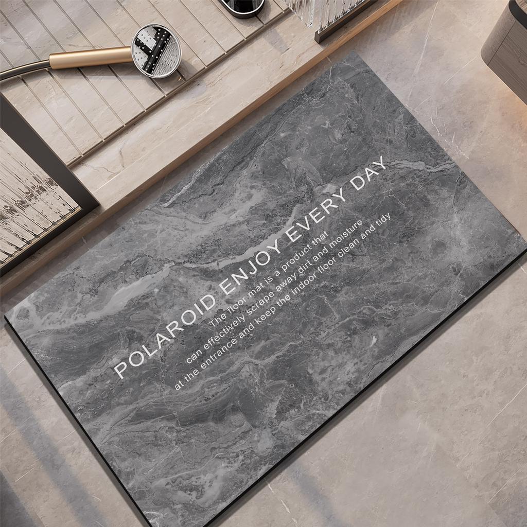 Super Absorbent Bathroom Bath Mats Non-Slip Foot Mat Quick Dry Shower Floor Carpet Toilet Rug Doormat Washable