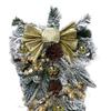 Christmas Wreath, Realistic Decorated with Bow Balls Garland, Front Door Wreath, Artificial Wreath for House Wall Party Decor