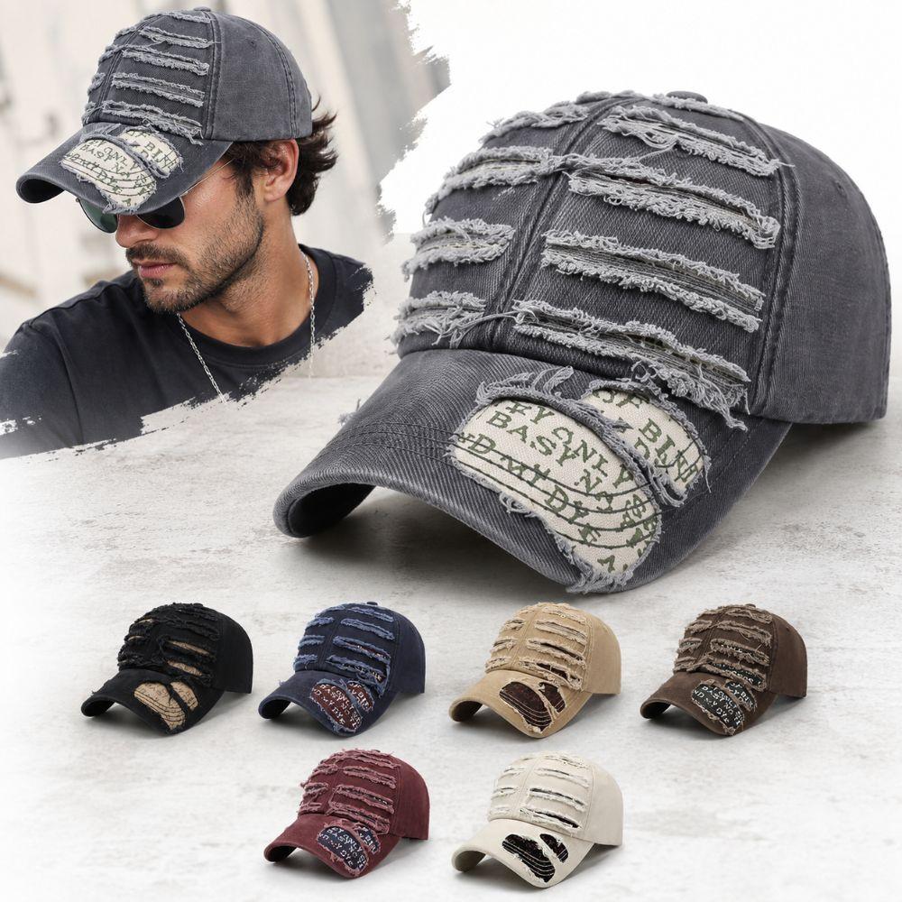Cotton Baseball Cap Unisex Cool Cowboy Hat Fashion Retro Peaked Cap Men Women