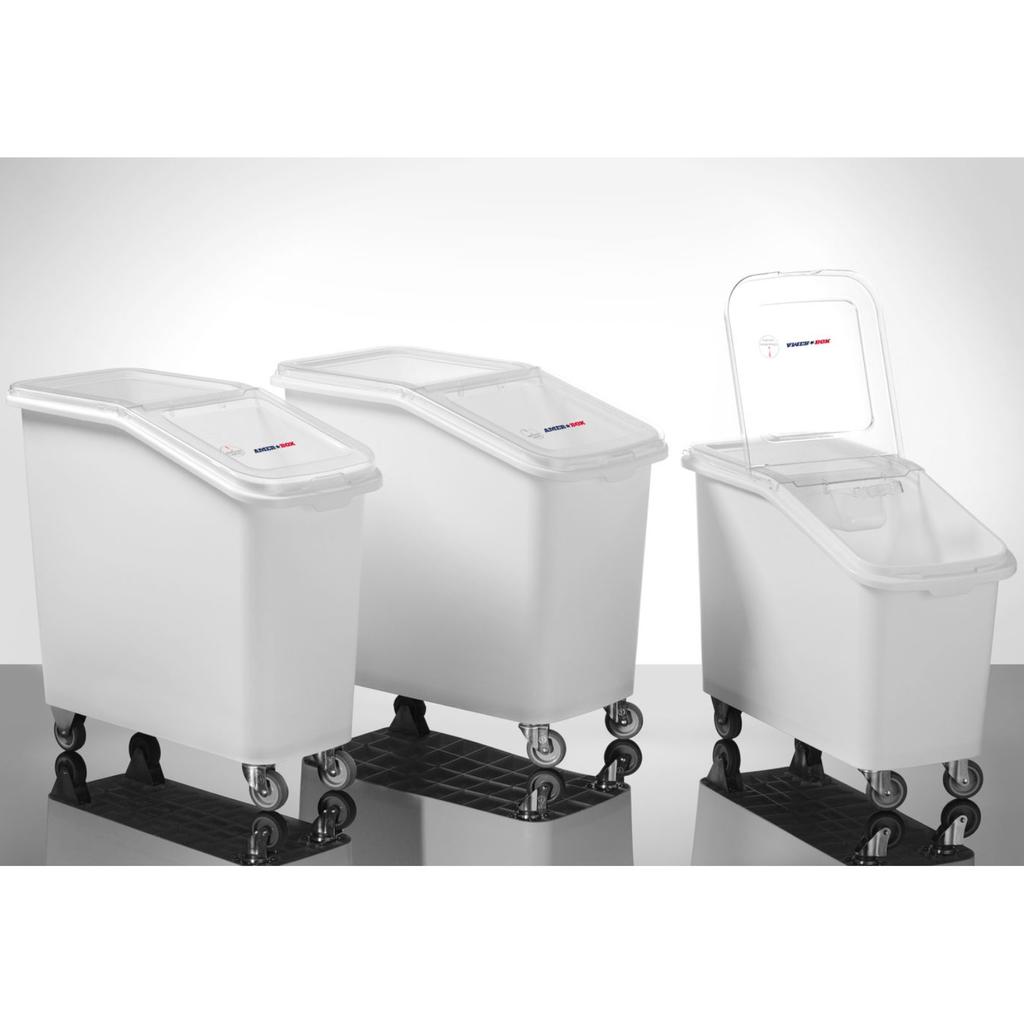 Wózek Pojemnik Gastronomiczny Na Produkty Sypkie Mąkę Cukier Ryż 62 L