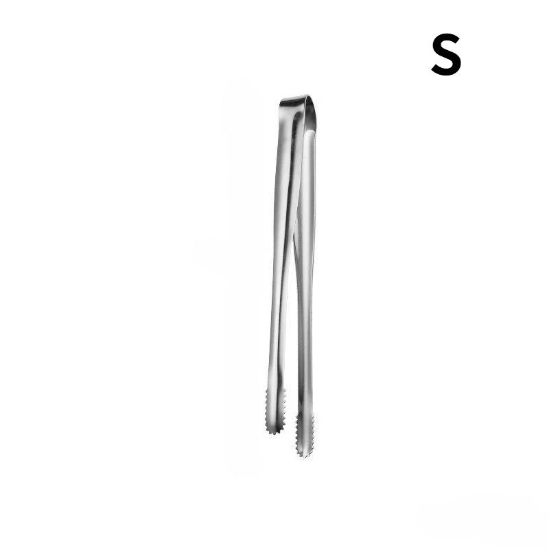 1/2pc Food Tongs Stainless Steel Grill Tongs Steak Bread Salad  Kitchen Tongs Home Outdoor BBQ Non-Slip Tweezers Buffet Clip