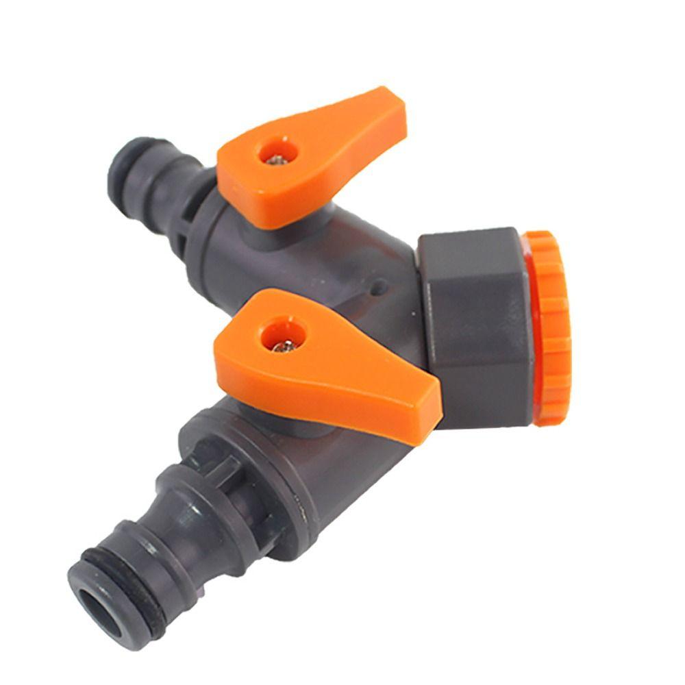 1Pcs Water Splitter Tee Connector Pipe Fittings Y-Type Irrigation Valve New Faucet Hose Tap