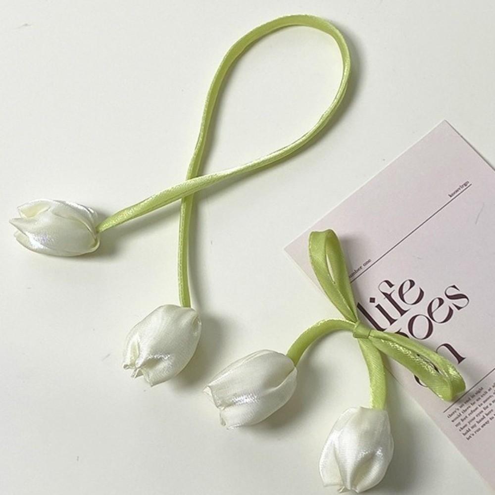 5 Stück Schmuck Tulpe Schnürriemen Süße Haarkordel Accessoires Elegante Gardinenraffhalter Kuchen