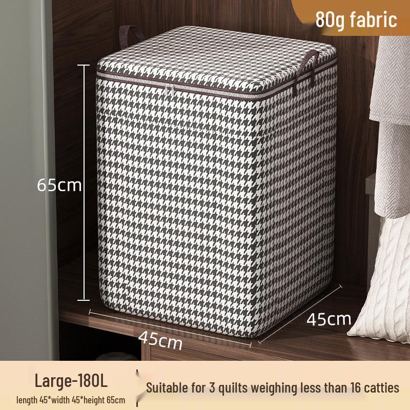 Waterproof Fabric Storage Bag - Large Capacity for Quilts, Comforters, and Closet Clothes