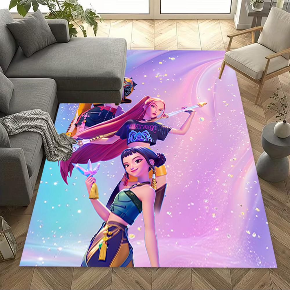 Dance Party Celebration Floor Rug Office Rug Perfect for Foyer Entryway Dining Room Outdoor Antislip Carpet Anime Office Decor Birthday/Christmas Gift