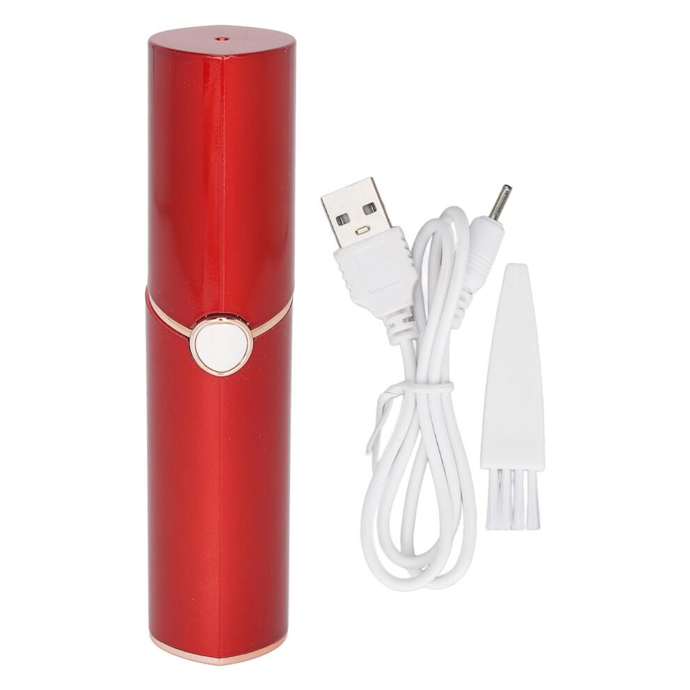 Épilateur électrique pour femmes, rechargeable par USB, rouge