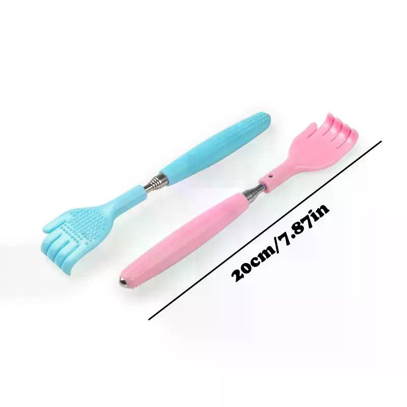 Extendable Back Scratcher Telescopic Scratching Hand Back Carding Stick Body Scrab Relax Scraper For Tickle Massage Stick Care