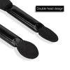 10ks Makeup Double-end Eye Shadow Eyeliner Brush Sponge Applicator Tool