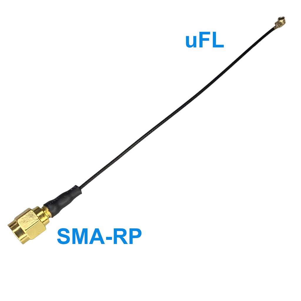 Pigtail uFL female plug SMA-RP plug RF1.13 10cm