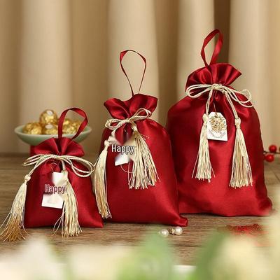 Chinese Style Wedding Candy Handheld Packaging Bag