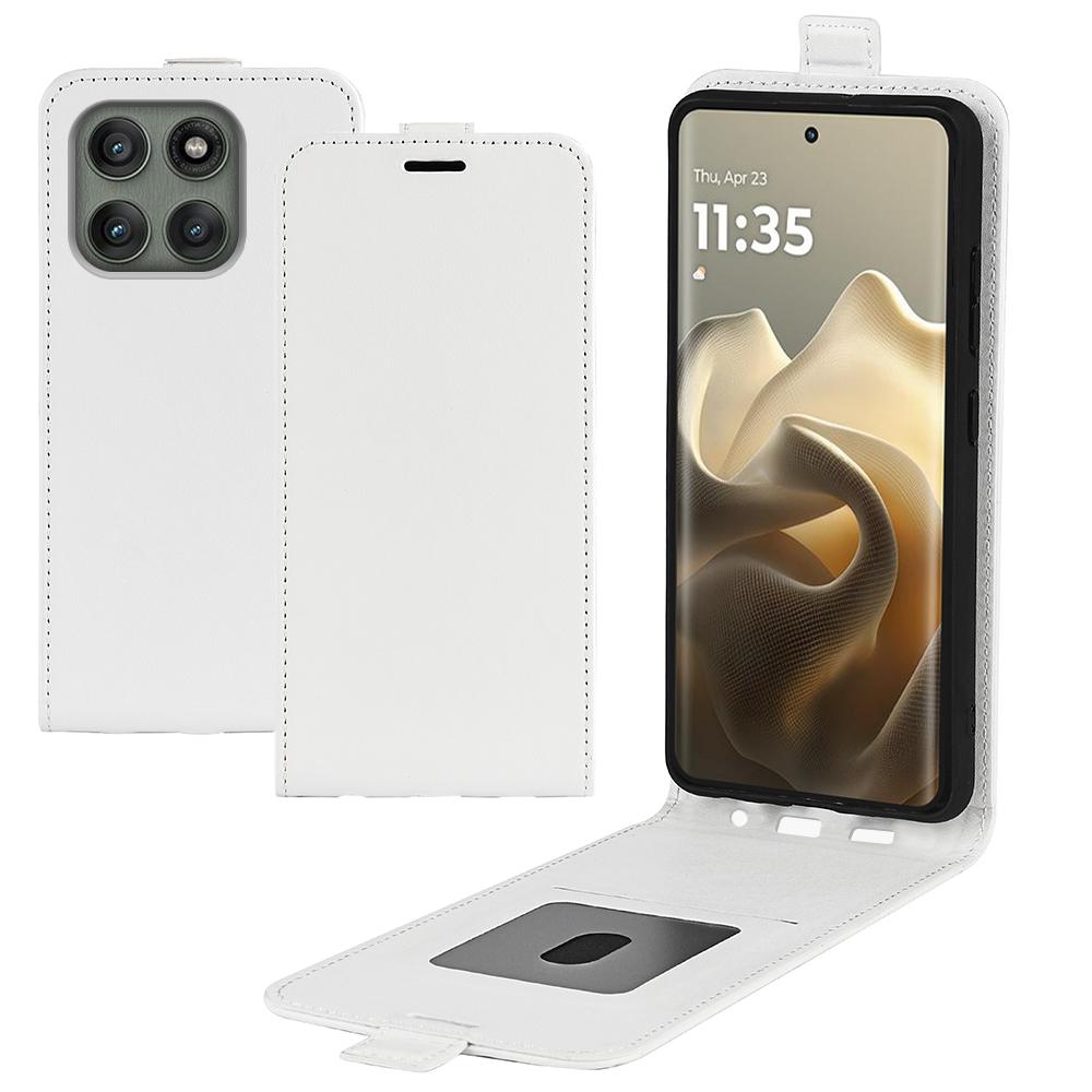 Etui dla Motorola Edge 60 Pro 5G z przegródkami na karty, pionowe, skórzane etui na telefon