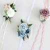5Pcs Rose Wrist Corsages Wristband for Bridal and Bridesmaid, Wrist Corsages for Wedding Ceremony Anniversary Proms