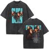 Olivia Dean Art Of Loving Tour 2026 Graphic Vintage Washed Tshirt Unisex Unisex Summer Loose Casual Cotton Oversized Tshirts Tops