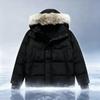 Çıkarılabilir Kurt Kürk Yakalı Premium 29 Renkli Kaz Tüyü Parka Unisex Kışlık Mont Outdoor Kayak Yürüyüş