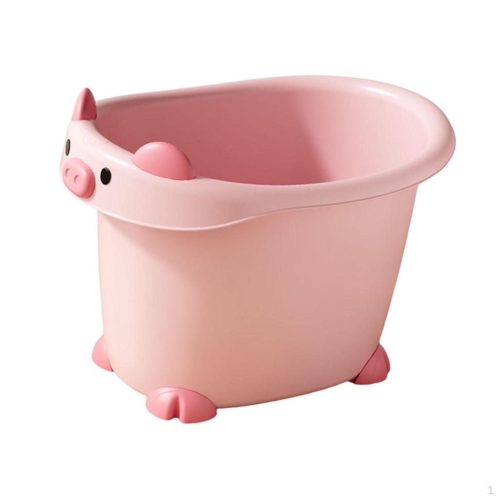 Wanna Wiaderko do Kąpieli dla Noworodków Spód z Antypoślizgiem Do Siedzenia i Moczenia Basenik Prysznicowy Wiek 5-8 Lat