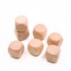 Kid Toys for Children 20mm Family DIY D6 Dice Blank Dice 6 Sided Wood Cube Dices Wood Dice
