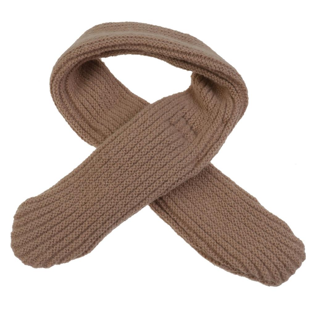 Children Cross Knit Scarf, Soft Solid Color Kids Winter Neck Warmer, Toddler Neck Collar Scarf
