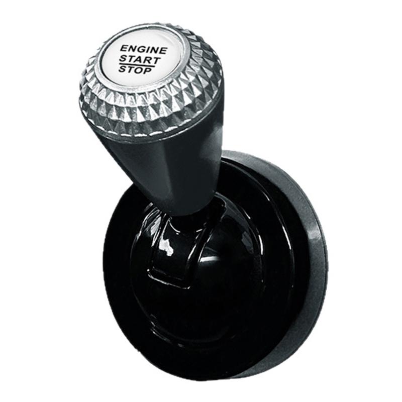 Universal Chrome Plated Car Start Button Lever With 4 Color Option Suitable For Interior Upgraded And DIY Installation