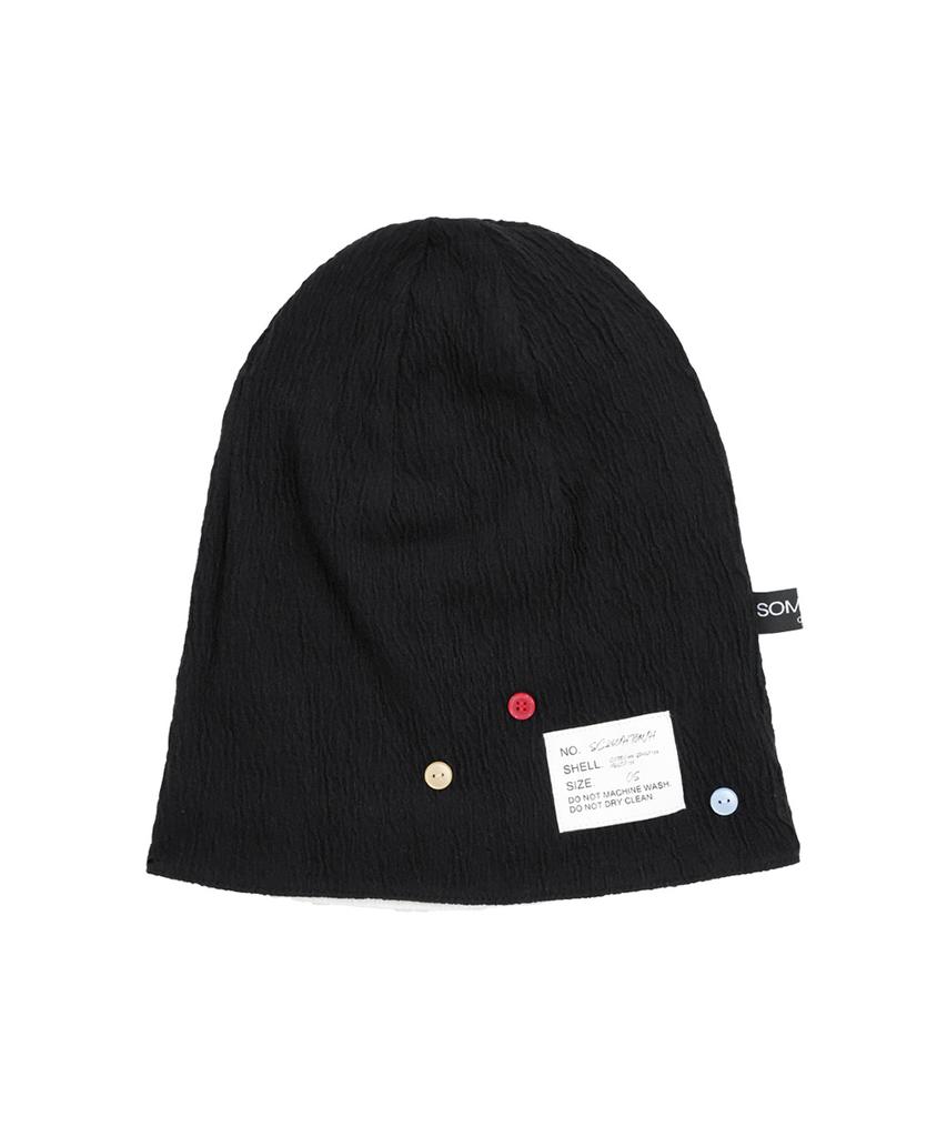 SOMSOC Jane Stripe Reversible Beanie_White