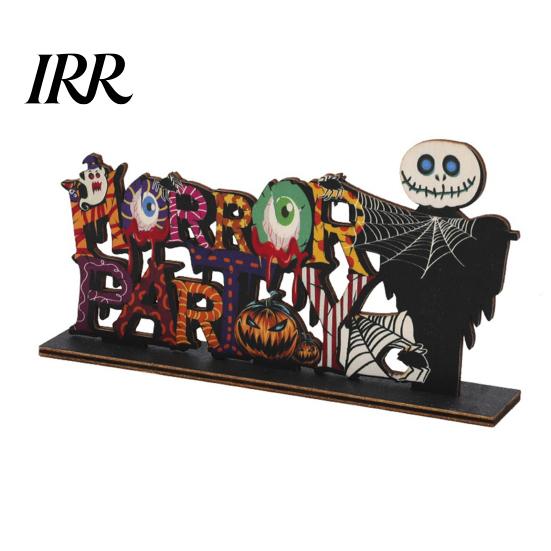 Layered Halloween Wood Crafts Wooden Ornaments for Tabletop Decorations, Stable Base Table Rustic Centerpieces Centerpiece Home Party And Spooky