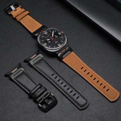 Leder Business Armband Für Samsung Galaxy Ultra Watch 47mm Quick Fit Armband Correa Für SAMSUNG GALAXY ULTRA 7 47MM Luxus Armband