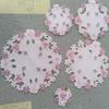 Table Decoration and Accessories Flower Embroidery Table Place Mat Cloth Coaster Wedding Christmas Party Dining Placemat Kitchen