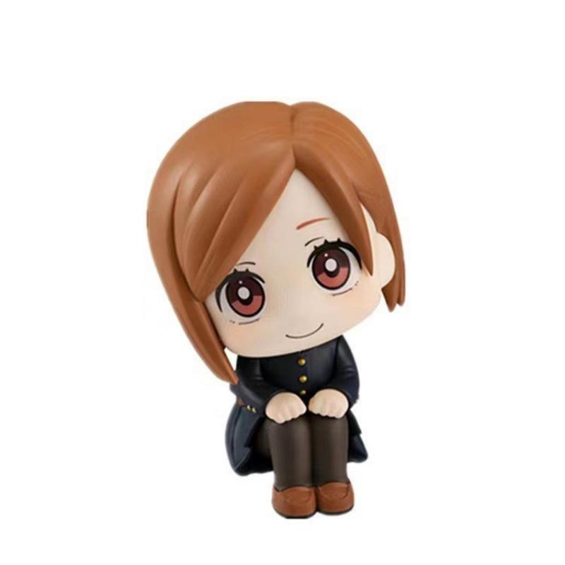 10cm Anime Jujutsu Kaisen Figure Itadori Yuji Gojo Satori Fushiguro Megumi Kugisaki Kawaii Toy PVC Model Action Figure Kids Gift