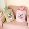 Cute Plush Double-Insert Hot Water Bottle